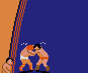 Bloody Mask: headlock and punch