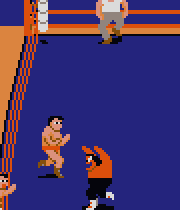 Mad Bull Giant: headlock and throw